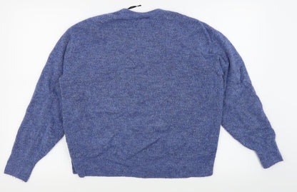 Back view of H&M men’s black jumper, size XS