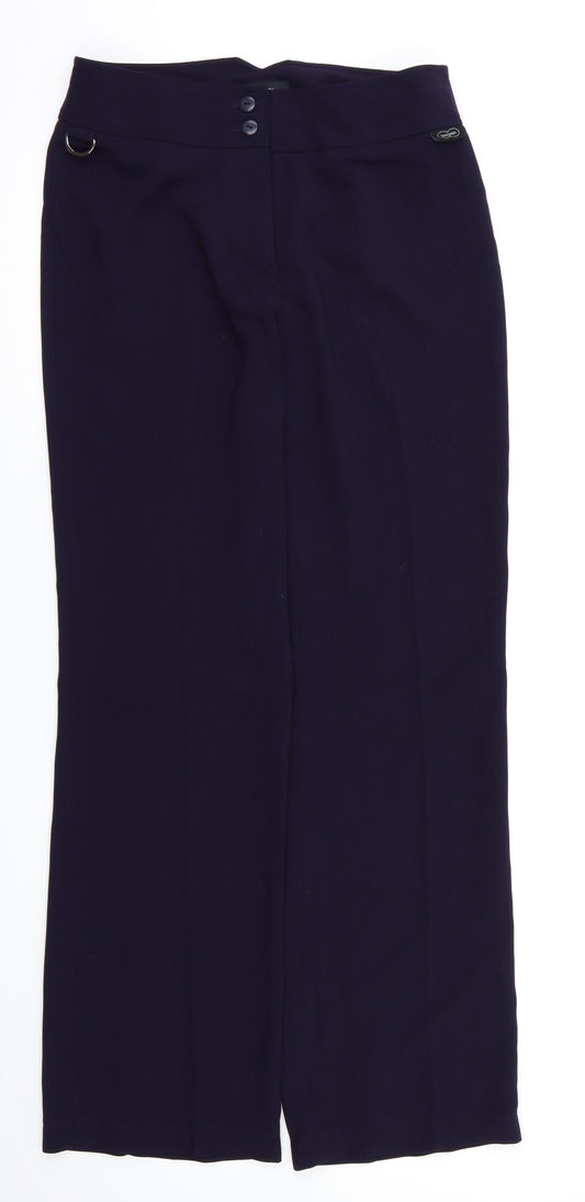 iwear Womens Blue   Trousers  Size 8 L32 in