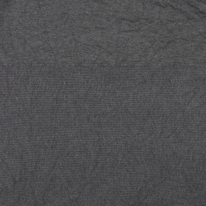 Brand and care label for Apricot women’s grey basic t-shirt, size UK 14