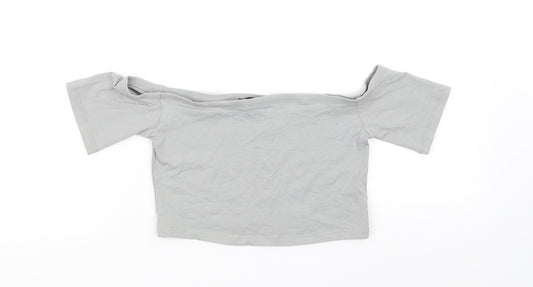 Select Womens Grey   Basic Blouse Size 8
