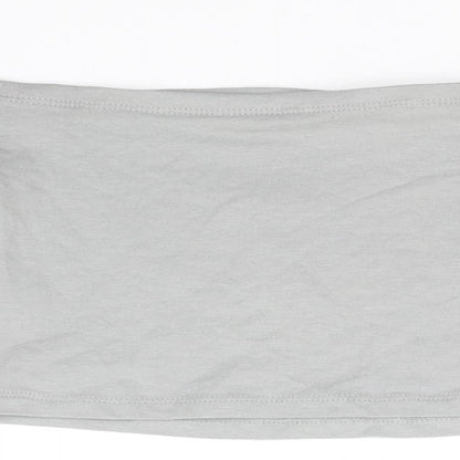 Brand and care label for Select women’s grey basic blouse, size UK 8