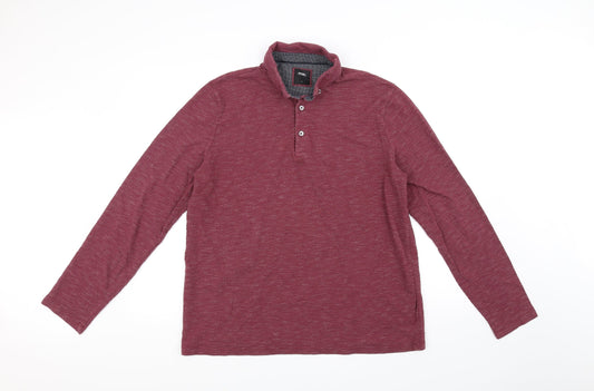 Burton Mens Purple    Button-Up Size L