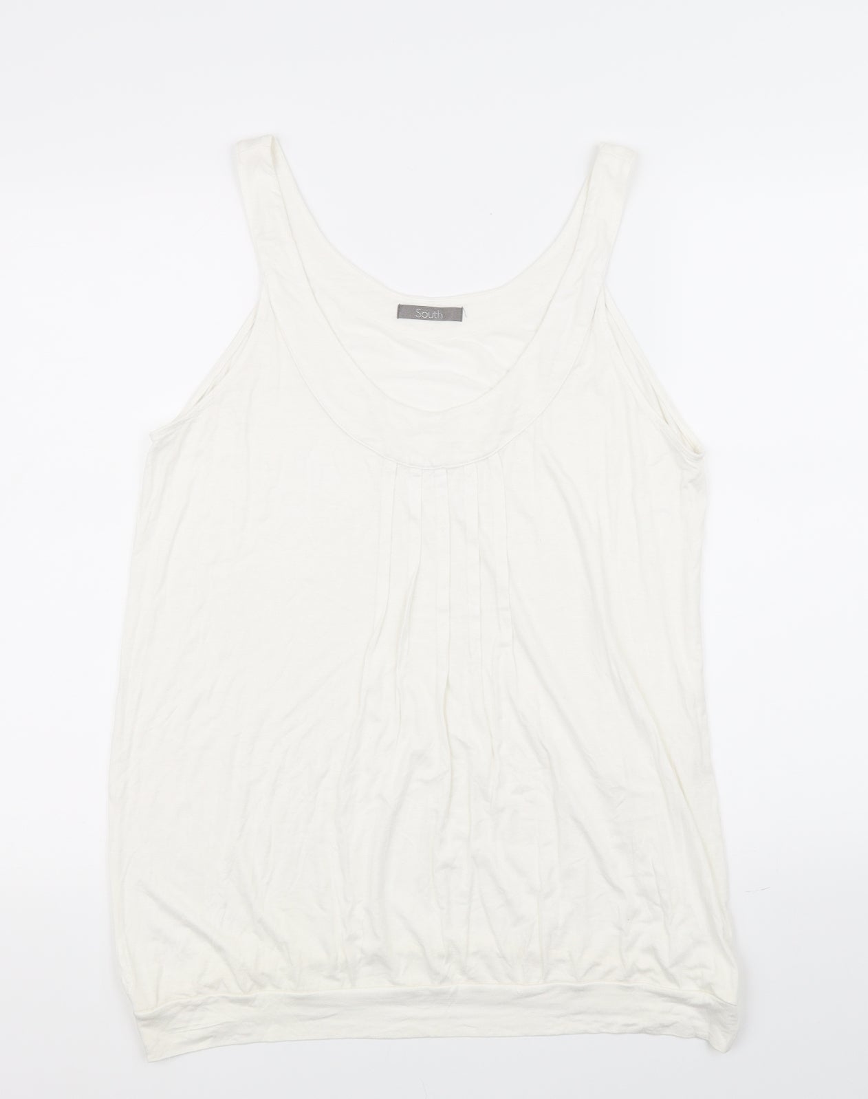 South Womens White   Basic T-Shirt Size 18