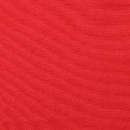 Brand and care label for Red Herring women’s red jumper, size UK 12