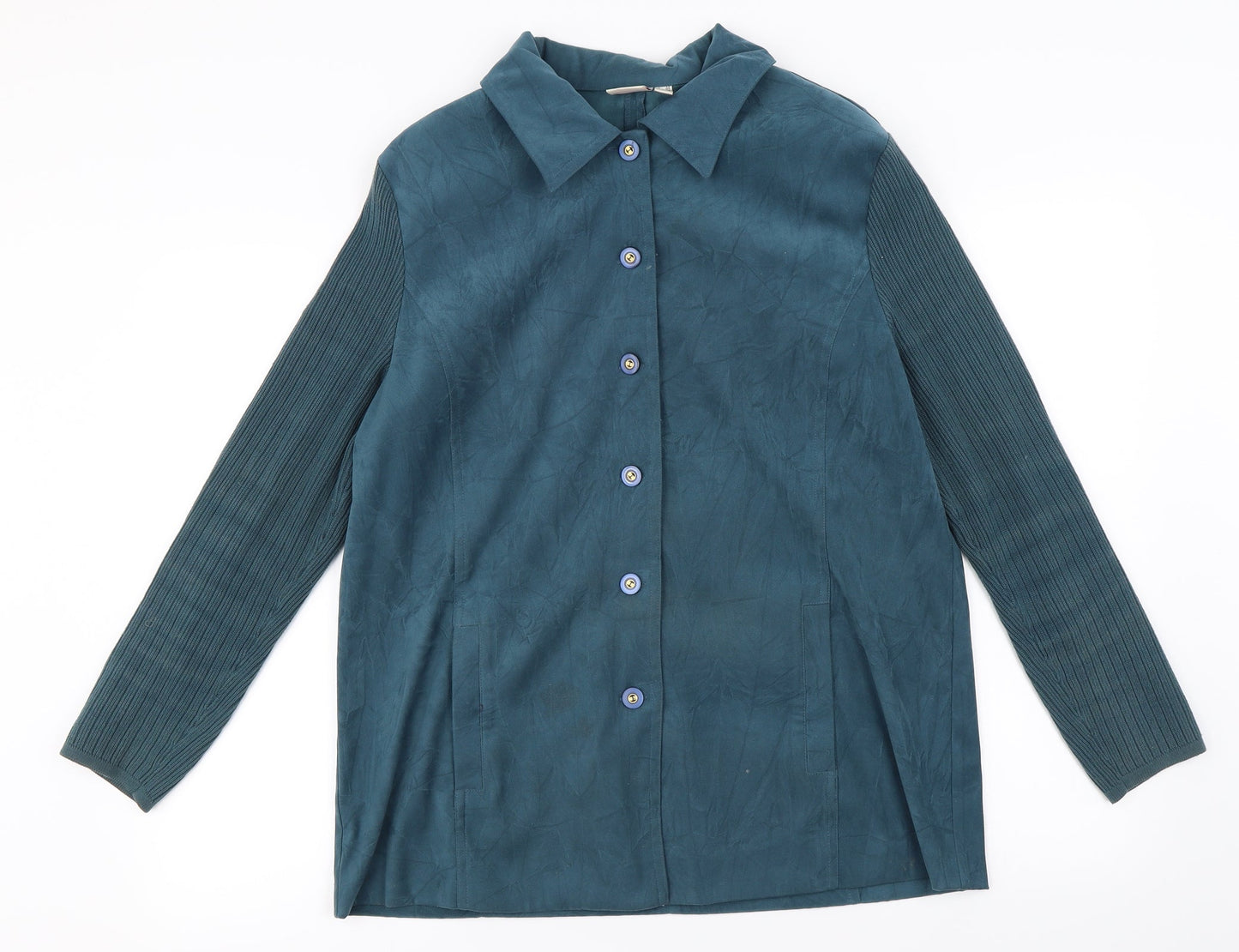 Oscar B  Womens Green   Jacket Coat Size 18