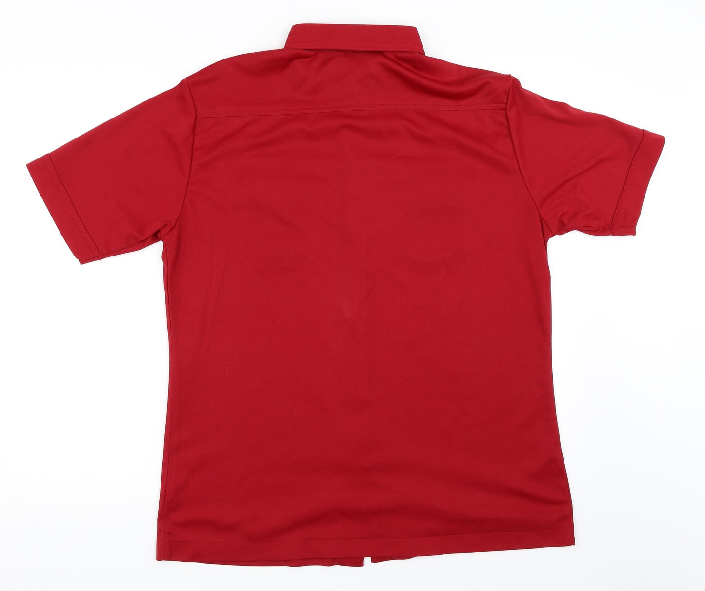C&A Mens Red    Button-Up Size S