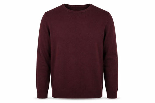 Front view of Pep&Co men’s red jumper, size L