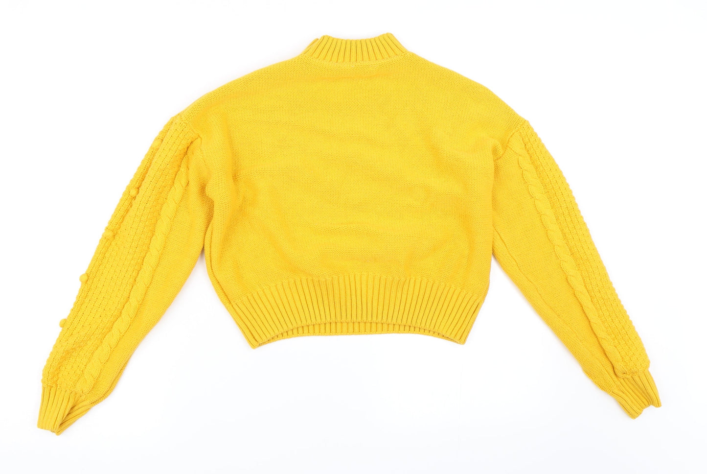 Matalan Girls Yellow   Pullover Jumper Size 14 Years