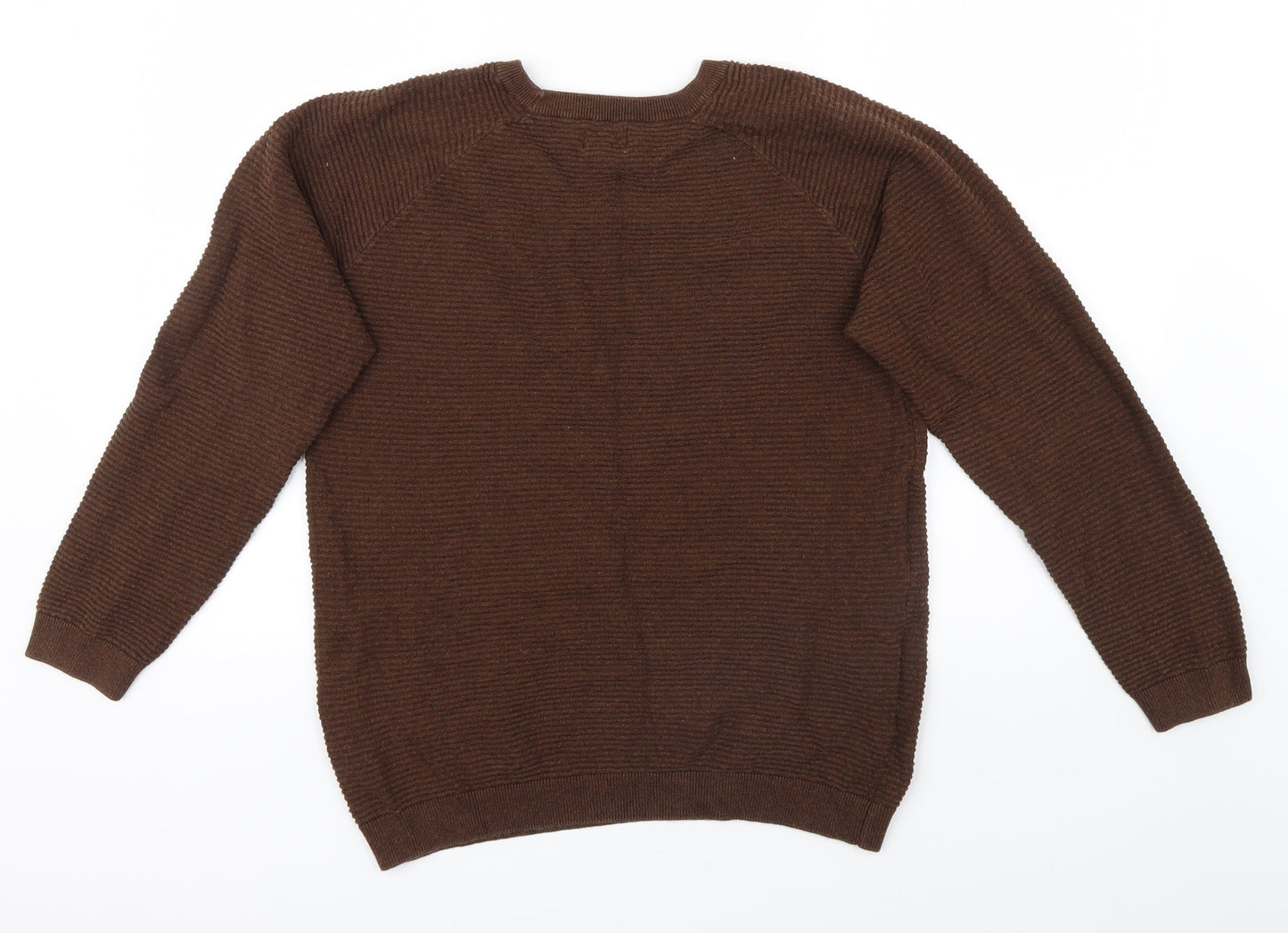 ACW85 Mens Brown   Pullover Jumper Size M