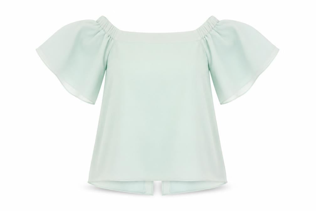 Rive Island Womens Green   Basic Blouse Size 10