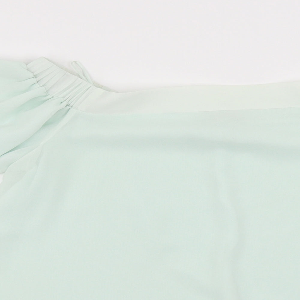 Rive Island Womens Green   Basic Blouse Size 10