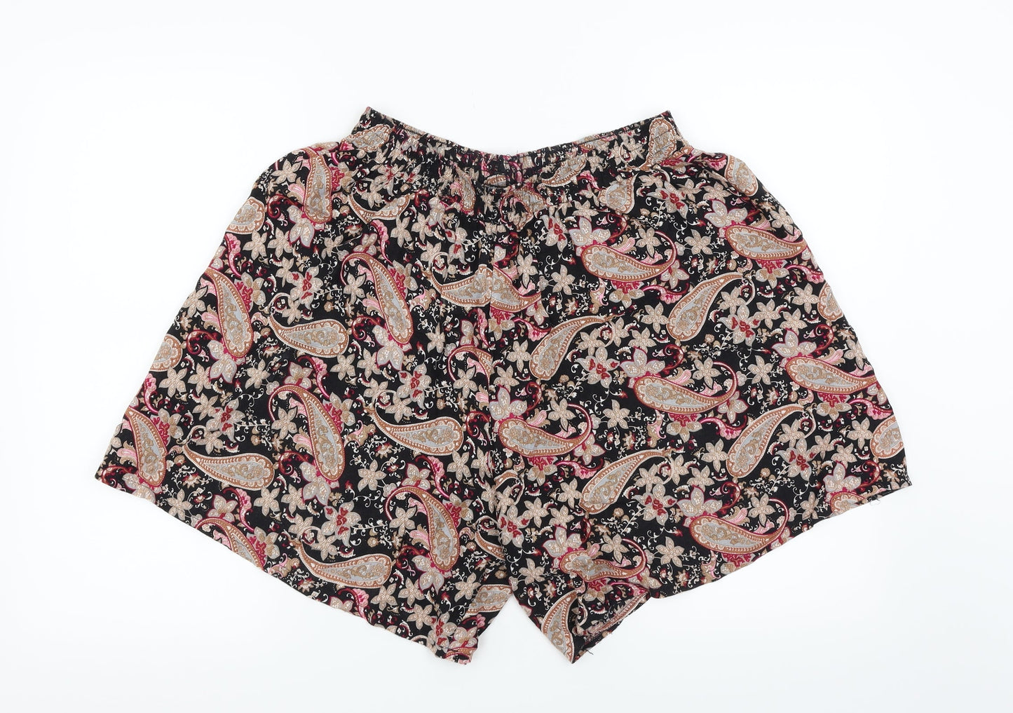 Preworn Womens Multicoloured Geometric  Bermuda Shorts Size XL