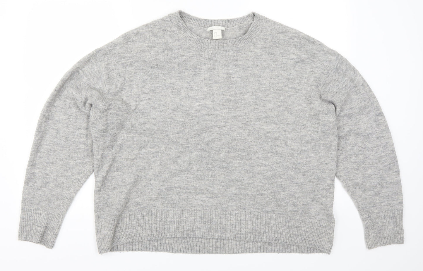 H&M Womens Grey   Pullover Jumper Size M
