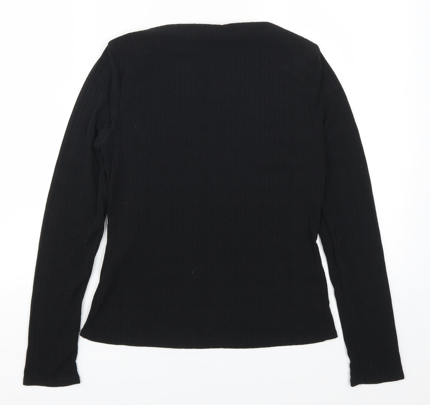 Boohoo Womens Black   Basic T-Shirt Size 12