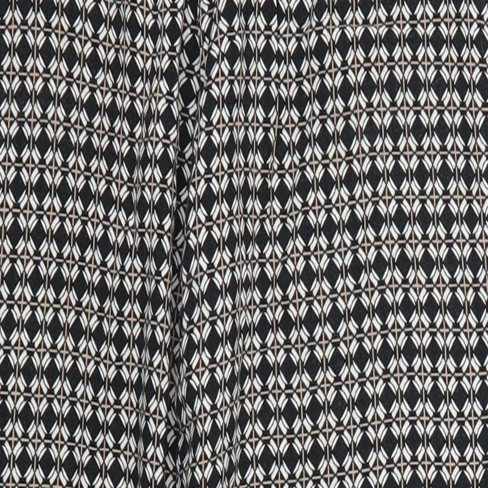 F&F Womens Grey Geometric  Trousers  Size 8 L26 in