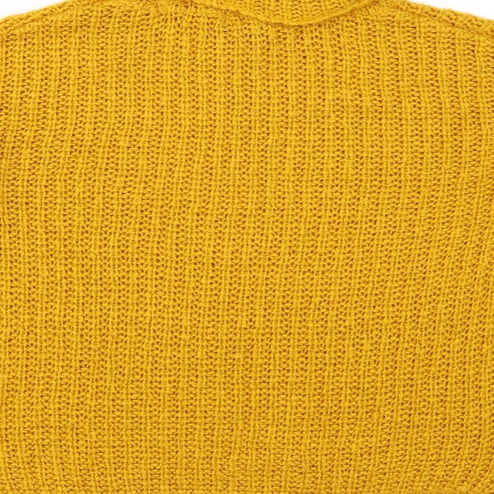 Primark Womens Yellow   Pullover Jumper Size 6
