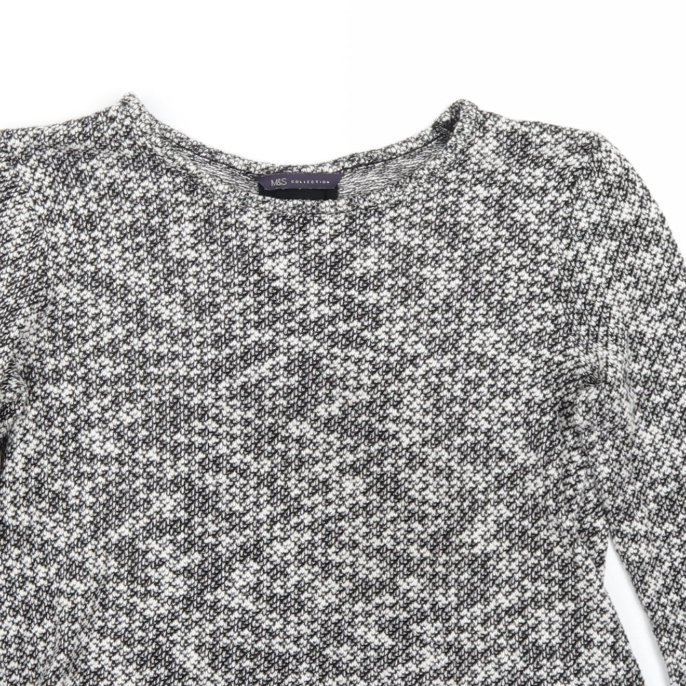Marks and Spencer Womens White   Basic T-Shirt Size 8