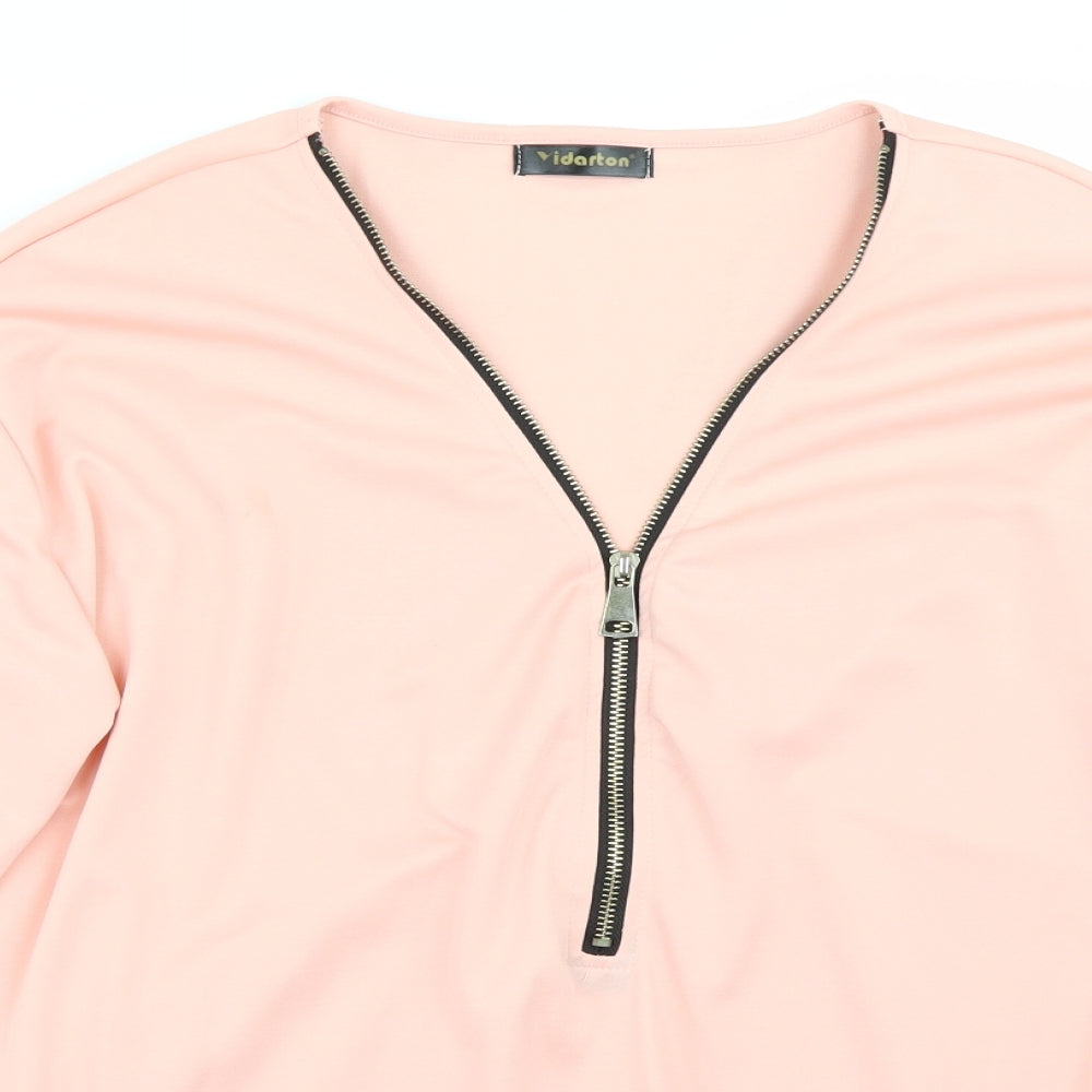 yidarton Womens Pink   Pullover Jumper Size L