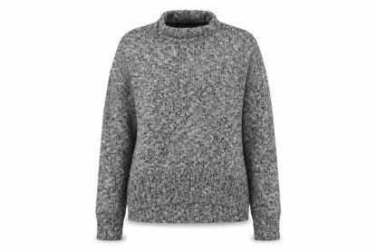 Front view of Topshop women’s grey jumper, size UK 6