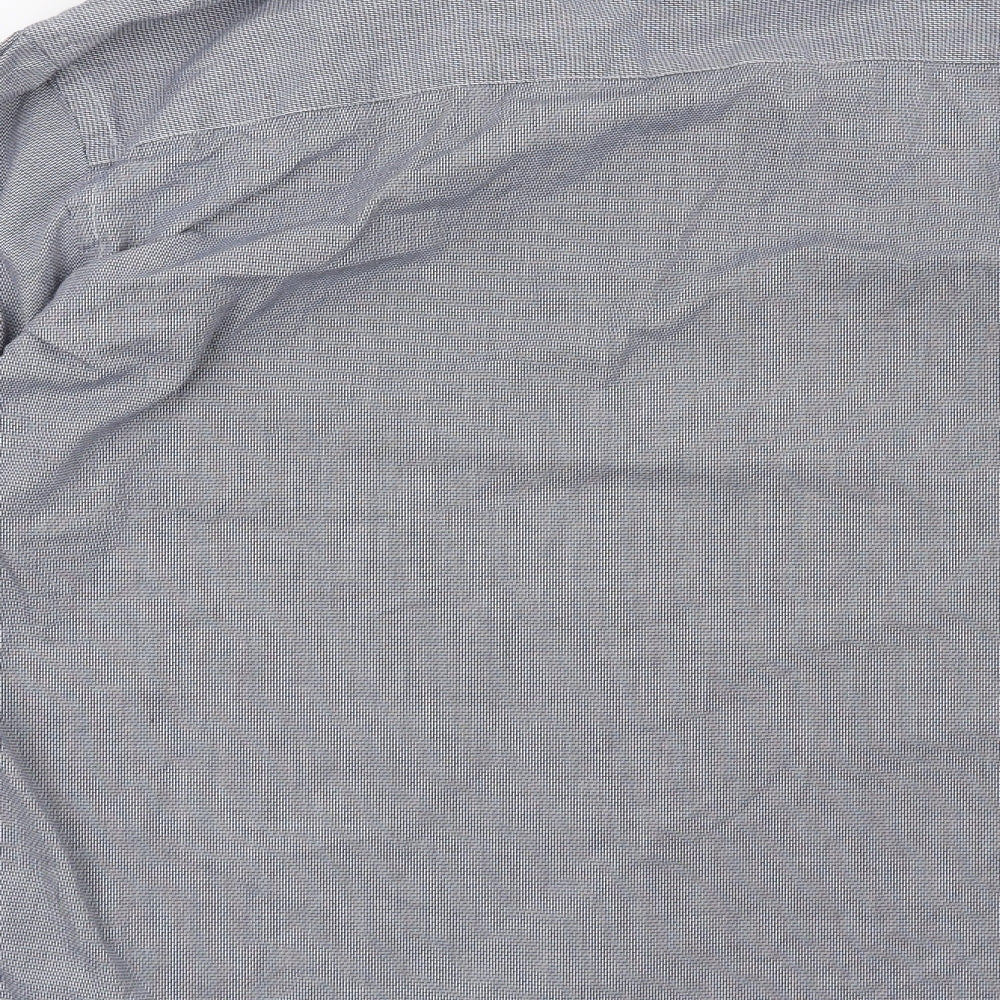 Taylor & Wright Mens Blue    Button-Up Size 17