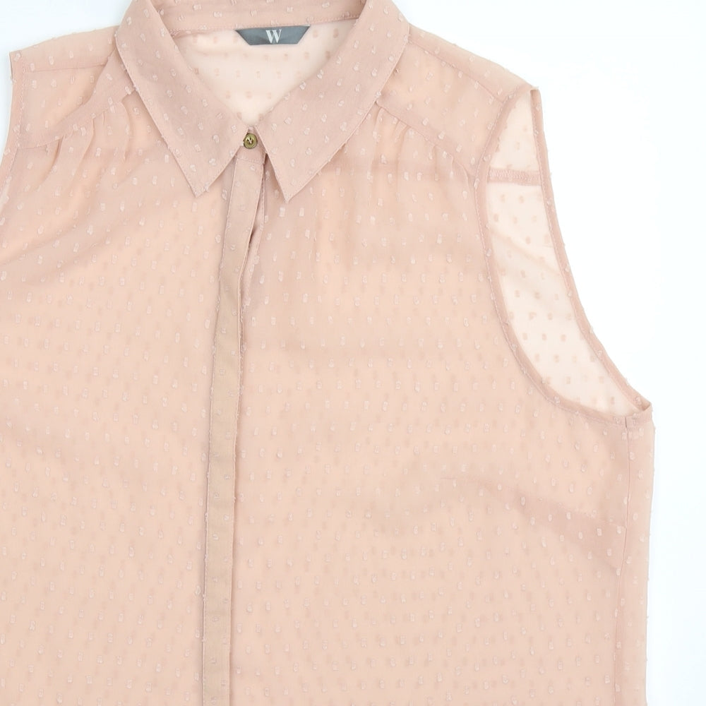 BHS Womens Beige   Basic Button-Up Size 20