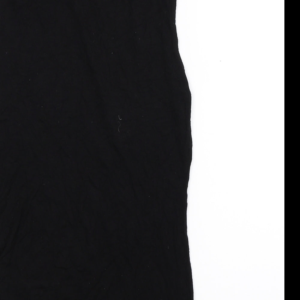 Zenana Womens Black   Basic T-Shirt Size S