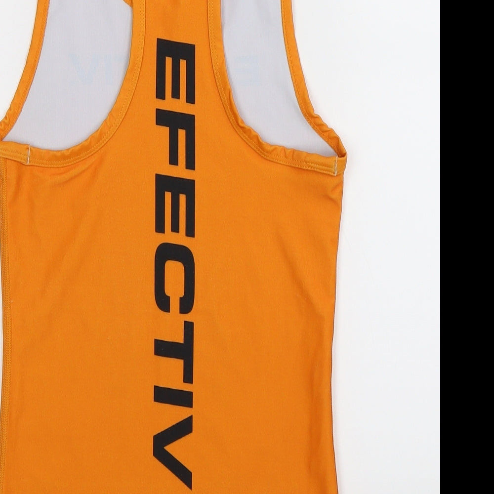Efectiv Womens Orange   Jersey Tank Size S