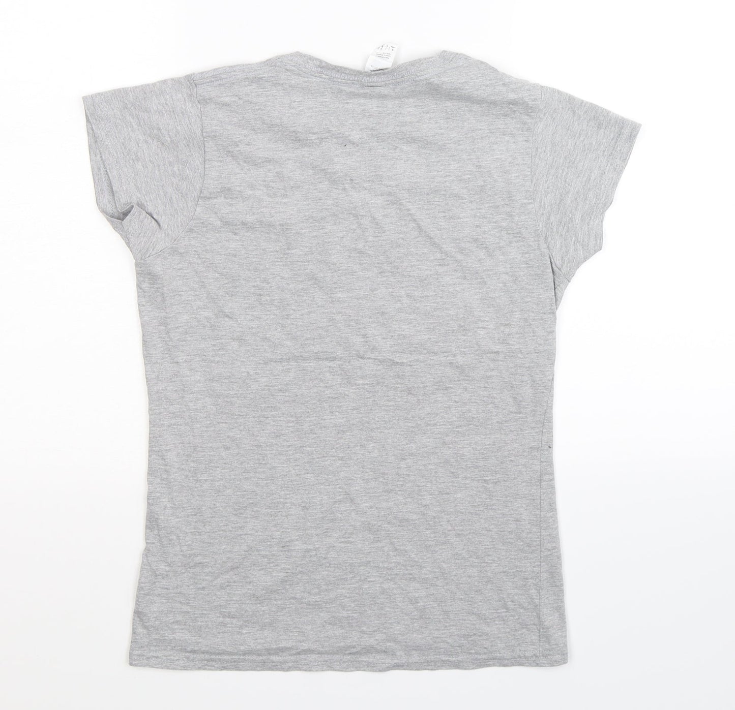 Gildan Womens Grey   Basic T-Shirt Size S
