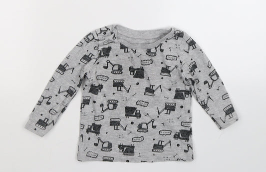 George Baby Grey   Basic T-Shirt Size 18-24 Months