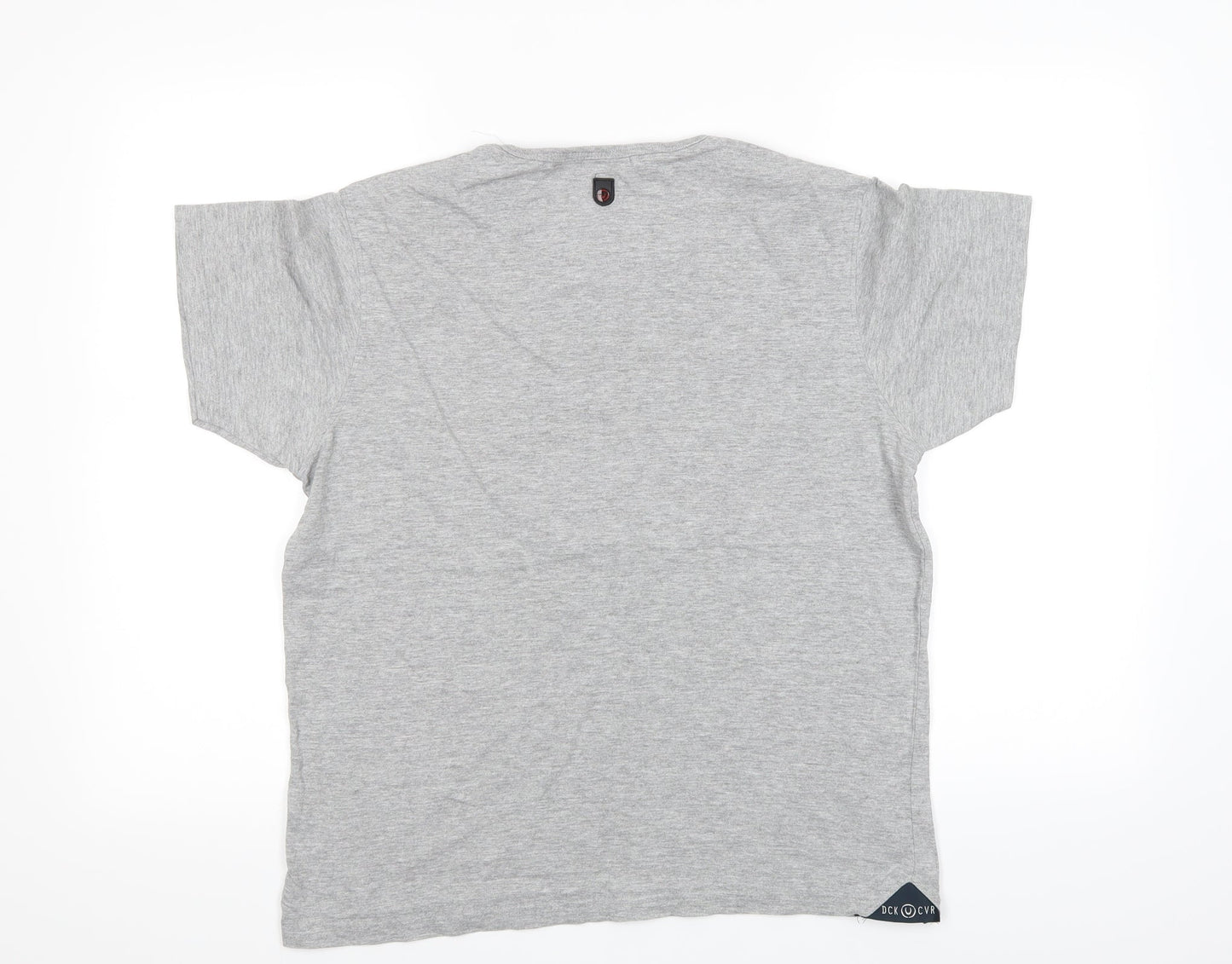 Duck & Cover Womens Grey   Basic T-Shirt Size M