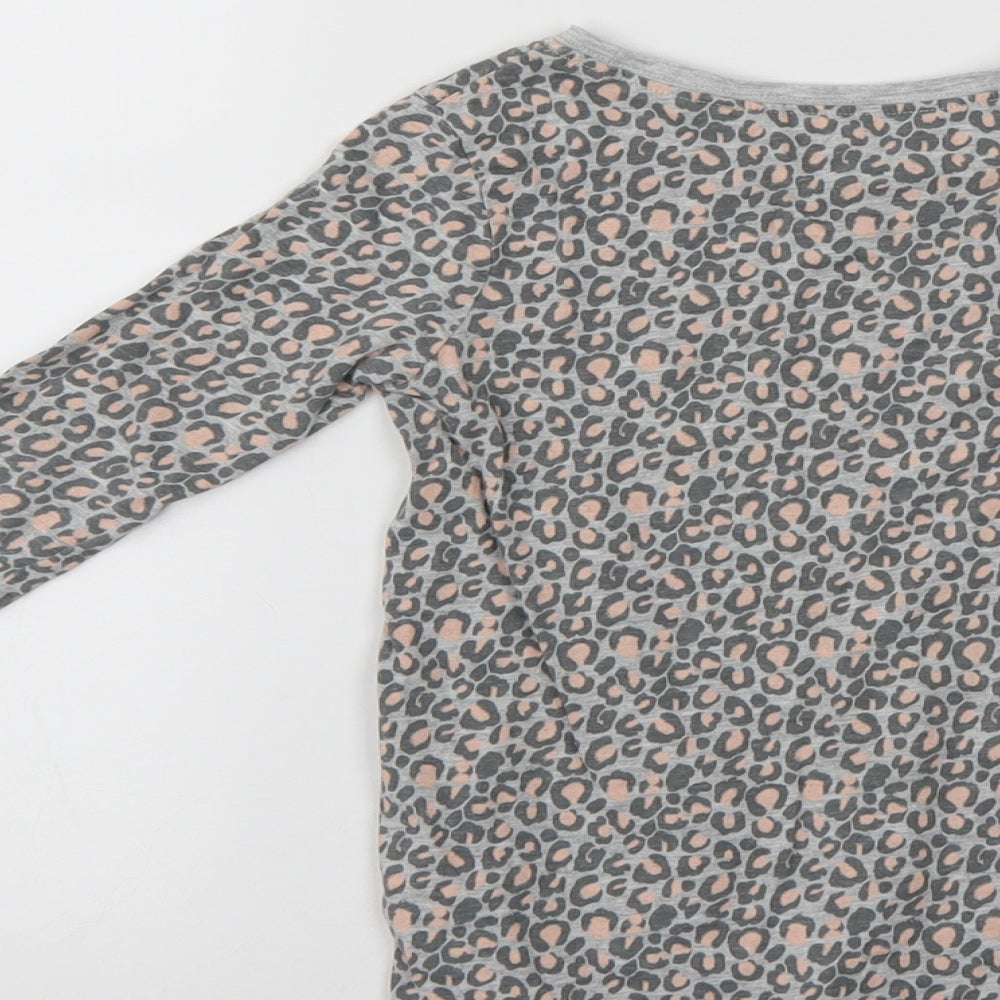 NEXT Girls Multicoloured Animal Print  Basic T-Shirt Size 5 Years