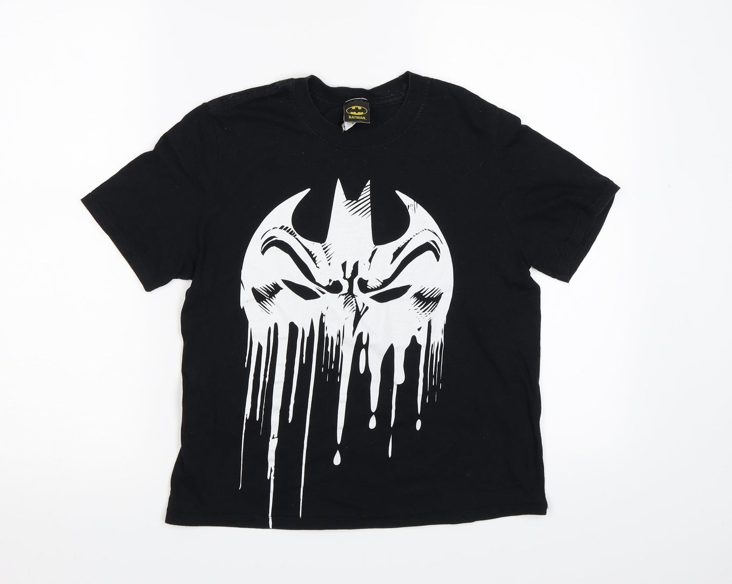 Gildan Womens Black   Cropped T-Shirt Size S  - Batman