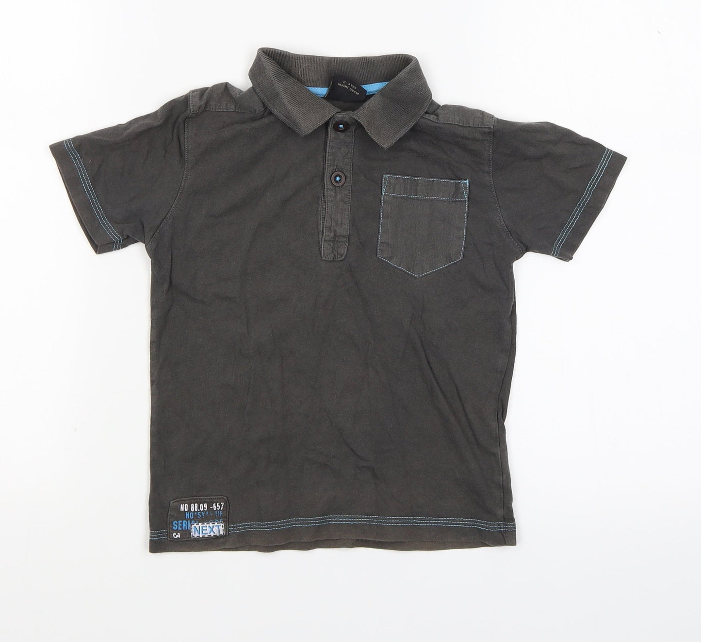 NEXT Boys Grey   Basic Polo Size 2-3 Years