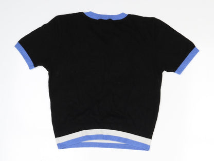 Back view of Forever 21 women’s black jumper, size M