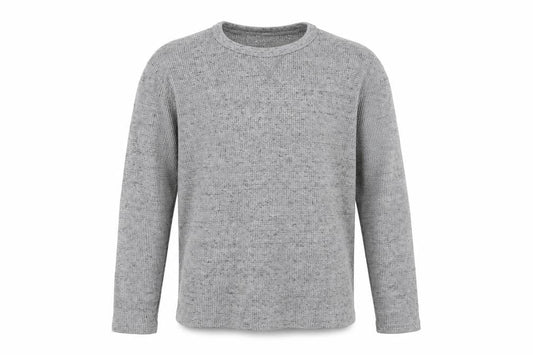 Front view of Primark men’s grey jumper, size S