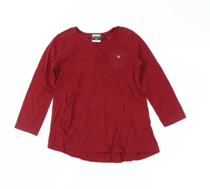 Additional front view of girls’ colllection girls red basic casual, size 4-5, years