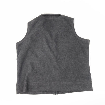 Back view of Bonmarché women’s grey full zip jumper, size XL