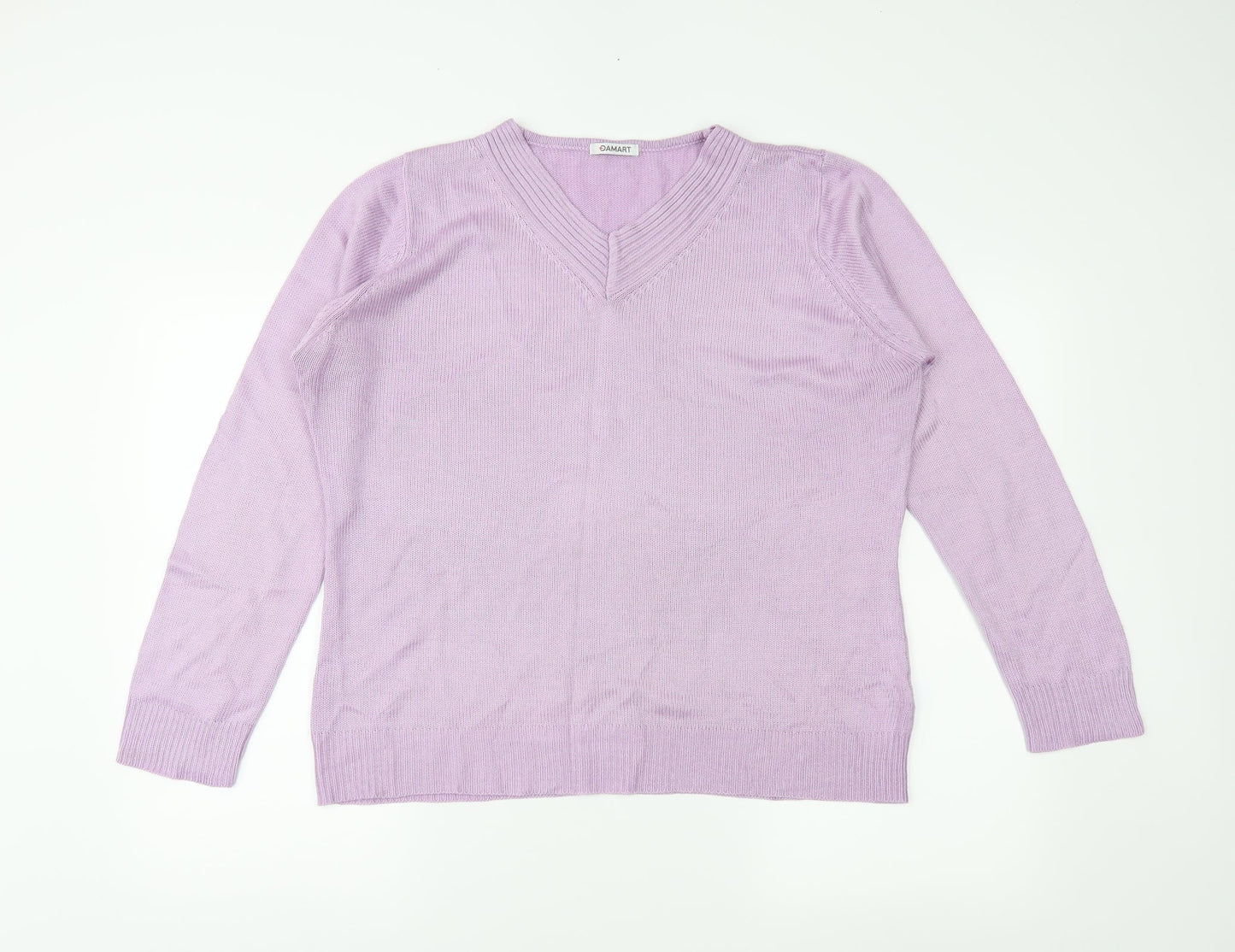 Damart Womens Purple   Pullover Jumper Size 14