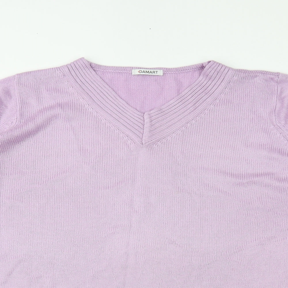 Damart Womens Purple   Pullover Jumper Size 14