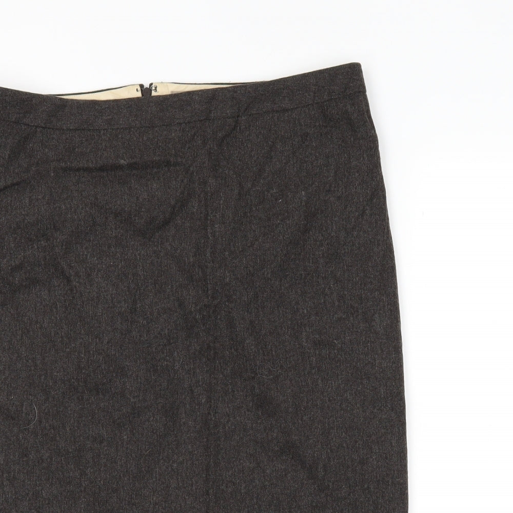 ken Womens Grey   Straight & Pencil Skirt Size 14
