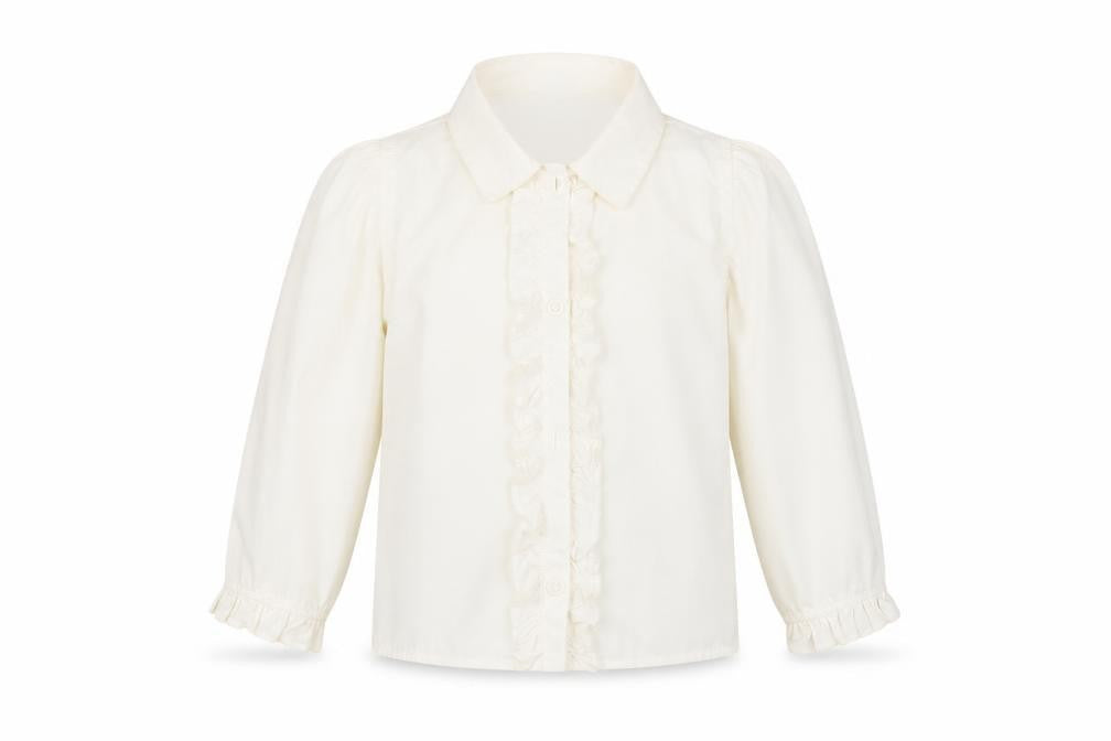 Gap Girls White   Basic Button-Up Size 2 Years