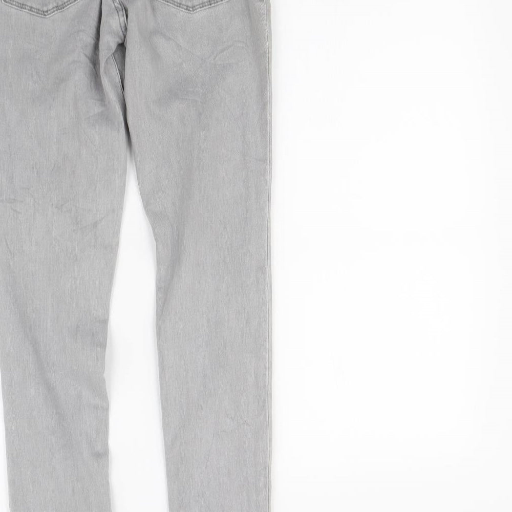 Gap Girls Grey   Straight Jeans Size 16 Years