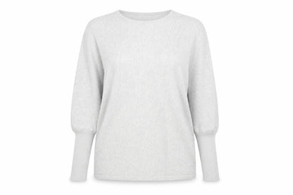 Front view of Marbel women’s grey jumper, size XS
