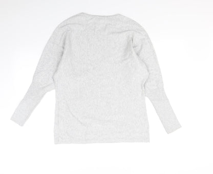 Back view of Marbel women’s grey jumper, size XS