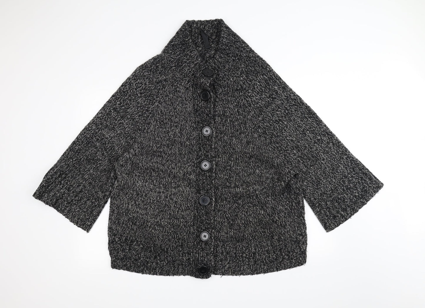 Preworn Womens Black  Knit Jacket  Size 18