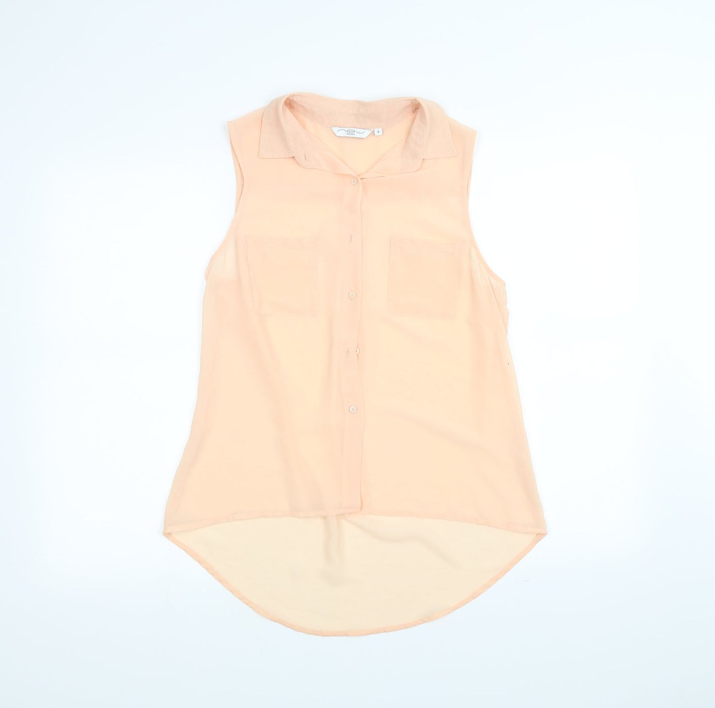 New Look Womens Pink   Basic Blouse Size 8