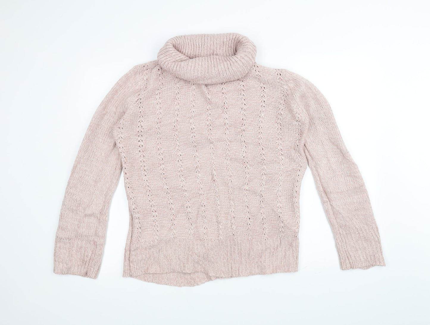 M&Co Womens Pink  Knit Pullover Jumper Size 14