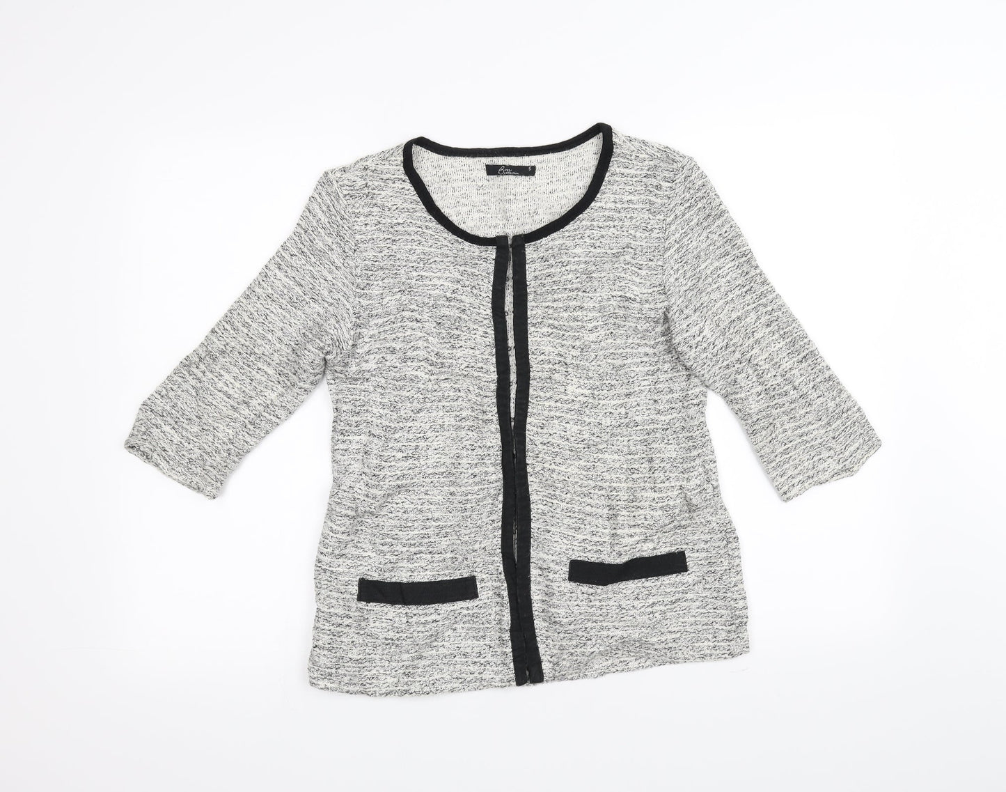 BM Womens White   Cardigan Jumper Size S
