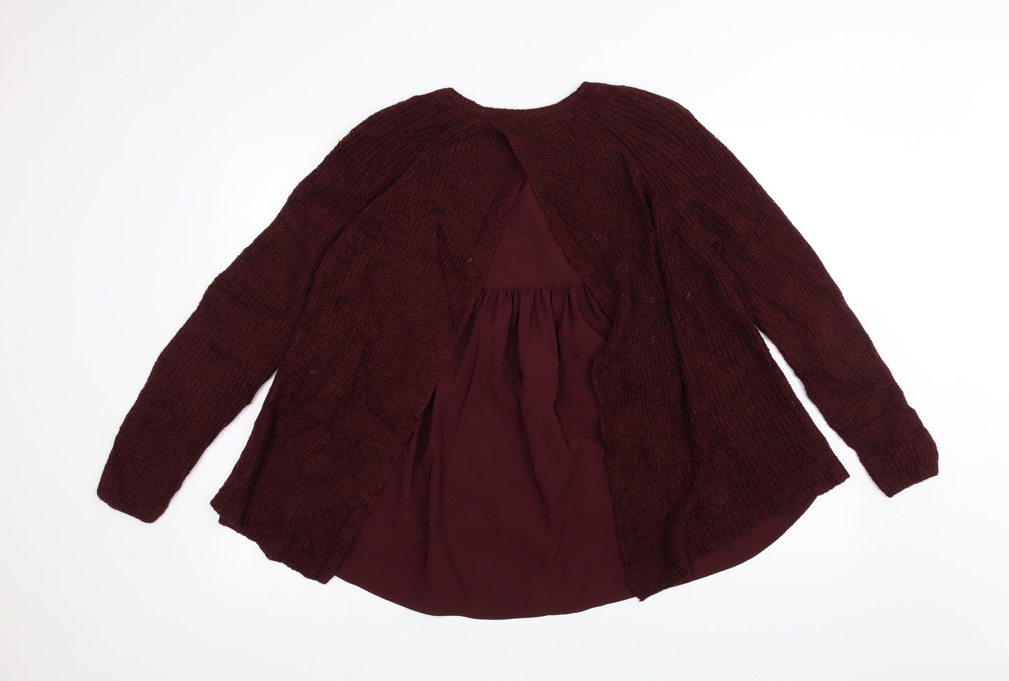 Marks and Spencer Womens Red   Pullover Jumper Size 14