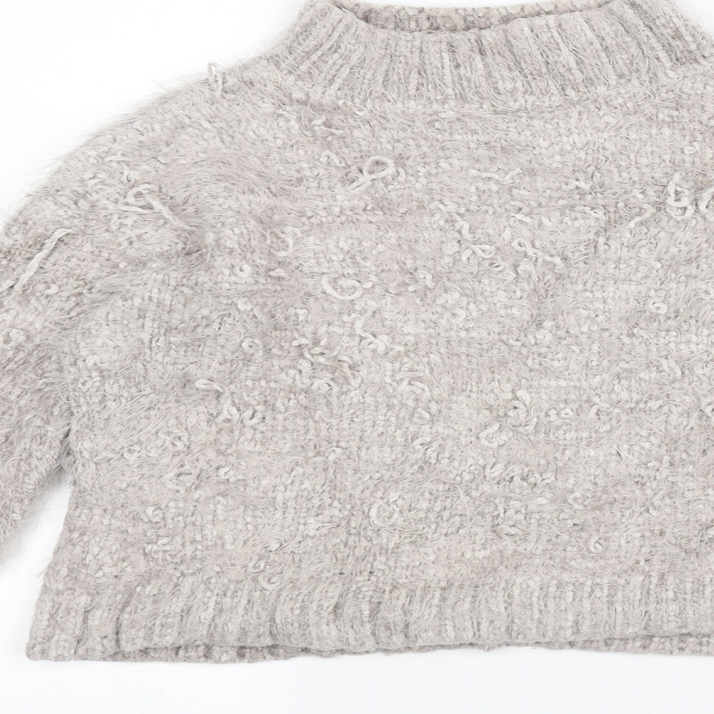 Primark Womens White  Knit Pullover Jumper Size S